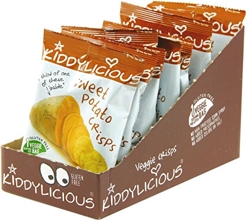 Kiddylicious Sweet Potato Crisps, 0.5 Oz. Bags, 8 Count