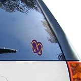LSU Tigers Flip Flop 5'' x 7'' Decal