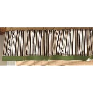 Bedtime Originals Baby Zoo Window Valance - Chocolate