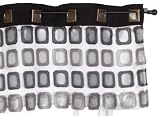 Regal Home Collections Times Square 54-Inch by 20-Inch Tailored Valance, Silver