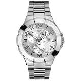 GUESS? Men's 10179G Stainless Steel Chronograph Watch