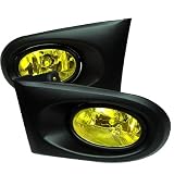 02-04 Acura RSX Yellow Fog Lights with Wiring & Switch Kit by Luminx Lighting