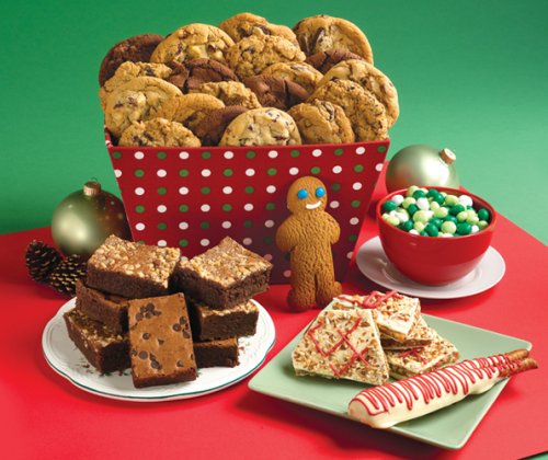Childrens Toyshop  Gourmet Food : Geoff & Drew's Holiday Dots 25 Piece Gift Basket Sampler
