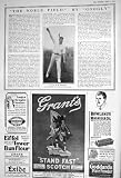 1922 PORTRAIT MR BROWN CAMBRIDGE BOWLER CRICKET GRANT'S SCOTCH WHISKY