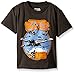 Star Wars Little Boys' T-Shirt, Circle Ship Charcoal, 4