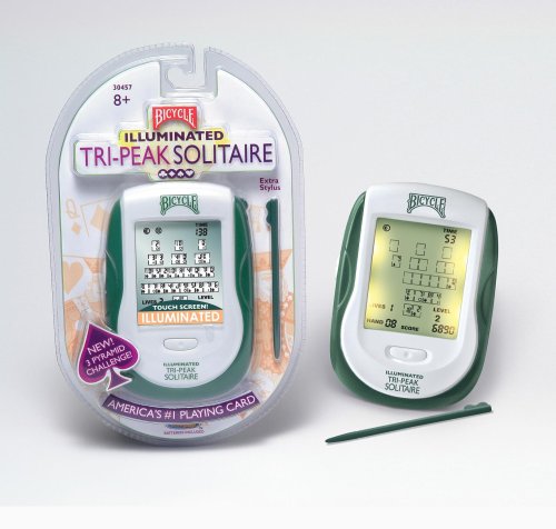 Bicycle Illumnated Touch Screen Tri-Peak Solitaire