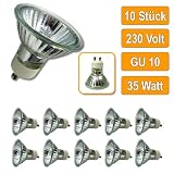 Details zu "10 Stück Halogenlampe 230Volt GU10 35Watt" Details zu "10 Stück Halogenlampe 230Volt GU10 35Watt"