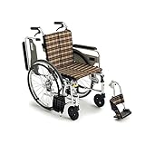 ミキ スキットシリーズ（Skit Series） SKT-4 自走型コンパクト車いす ウィング・スイングアウト・ワンタッチソフトシート・テンション調整式シート仕様 タータンベージュ 座幅38cm 前座高43.5cm