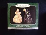 Wizard of Oz Glinda and Wicked Witch Mini Hallmark Christmas Ornament