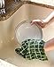 Ritz Terry Check Dish Cloth Set: Highly Absorbent & Super Soft - 100% Cotton, Durable Kitchen Cleaning Cloths for Wiping Tables and Counters, 6-Pack, Cactus