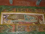Olive Beaded Antique Wall Sari India Tapestry Hanging Table Runner 70 X 22 Inch Free Shipping