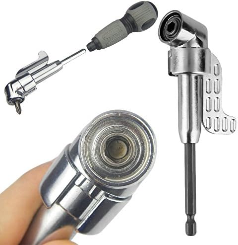 1/4 Inch 105 Degree Adjustable Hexbit Angle Driver Electric Screwdriver Magnetic Bit Wrench Hex Bit Drive Offset Attachment hot