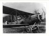 Historic Print (L): A Camera Mounted in a Salmson for photographic Reconnaissance
