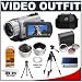 Sony Handycam DCR-SR200 HDD 40GB Wide/16:9 Digital Video Camcorder + .5x Wide Angle & 2x Telephoto Camera/Video Lens Set + 3-Piece Filter Kit (37mm UV/FLD/PL) + Deluxe Photo/Video 57\