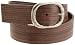 John Varvatos Mens Star USA Stitched Leather Belt