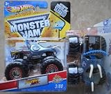 Hot Wheels Monster Jam 2011 Tattoo Series SPECTRAFLAMES 1:64 Scale (Small Truck) Jurassic Attack #3/80