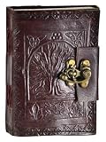 Leather Celtic Tree of Life Book of Shadows Blank Spell Book Wicca ~ by Raven Blackwood