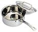 Kitchen & Housewares : Gourmet Standard 1.5 Quart Tri-Ply Saucepan with Lid - AS11106