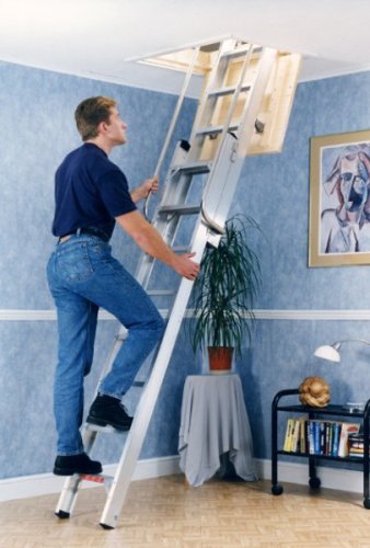 Deluxe Aluminium Sliding Loft Ladder [Misc.]