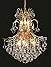 Elegant Lighting Value Toureg Collection Chandelier D:22in H:26in Lt:11 Gold Finish (Swarovski Elements Crystals) Gold
