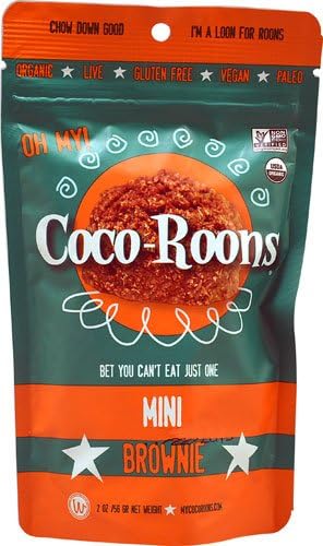 Wonderfully Raw Organic Mini Coco-Roons Gluten Free Brownie -- 2 oz