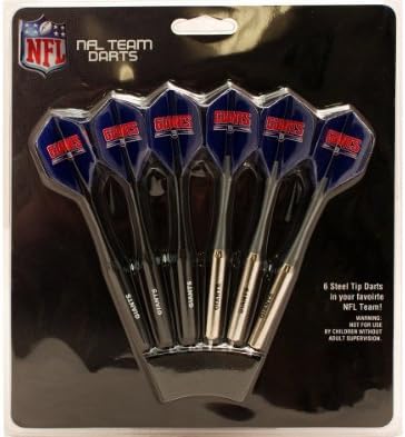 NFL New York Giants Darts and Flights Set