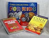 Kid's Coin Collecting Kit Includes Coin Album & Two Books