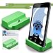 iTALKonline Xiaomi Redmi 3S Green Micro USB Sync & Charge / Charging Desktop Dock Stand Charger with 1.2 meter High Quality FLAT USB to MicroUSB Sync and Charge Cable RS.755.25