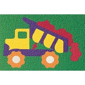 Dump Truck Crepe Rubber Puzzle by Lauri Toys