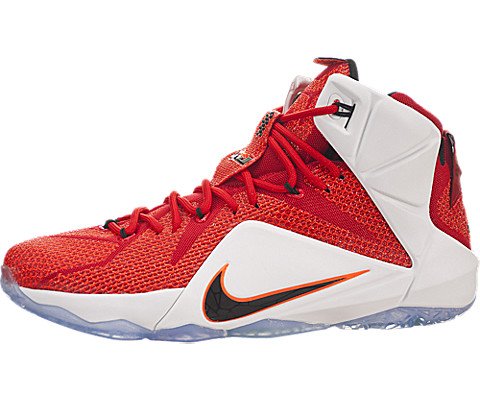 Nike Lebron 12 (Heart of a Lion) University Red/Black-white-hyp crmsn (9.5)
