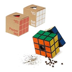 Rubik's Cube Salt & Pepper Mill Cruet Set