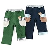 Piccolo(ピッコロ) 長丈パンツ (70～90cm) キムラタンの子供服 (34413-164) カーキ 80