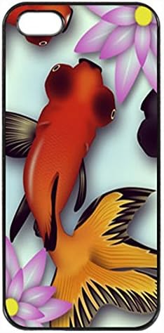 COMMON ORANGE FANCY GOLDFISH Plastic Rubber Sillicone Customized iPhone 5 Case, iPhone 5S Case Cover, Protection Quique Cover, Perfect fit, Show your own personalized phone Case for iphone 5 &amp; iphone 5S