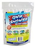Qwik Shower Disposable Big Wet Wipes (24 Pack)