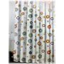 Circles Retro Shower Curtain