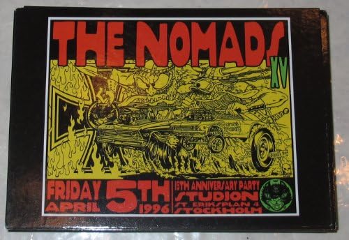 Frank Kozik Music Postcard the Nomads
