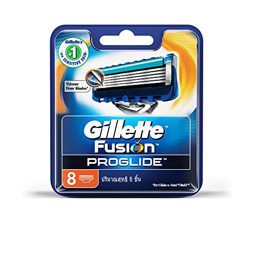 Gillette Fusion ProGlide Manual Men's Razor Blade Refills, 8 Count