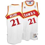 adidas - Dominique Wilkins Hawks White NBA Replica Jersey