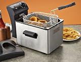 3 - qt. Stainless Steel Deep Fryer by DENI