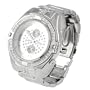 Geneva Platinum Mens Metal Link Watch