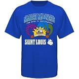 51euhsD7sLL. SL160  Saint Louis Billikens 2012 NCAA Mens Basketball Tournament Road To March Madness T Shirt   Royal Blue (Small)