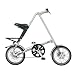 Areaware STRiDA 5.0 Folding Bicycle, Silver