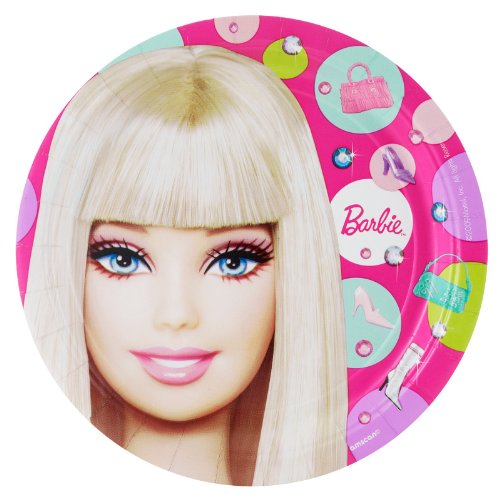 Barbie All Doll'd Up Dinner Plates (8 count) Child