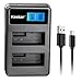 Kastar Dual LCD Charger for Canon LP-E8 LPE8 LC-E8E and Canon EOS 550D, EOS 600D, EOS 700D, EOS Rebel T2i, EOS Rebel T3i, EOS Rebel T4i, EOS Rebel T5i Cameras, Grip BG-E8