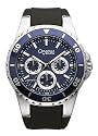 Caravelle Multifunction Blue Pattrened Dial Mens Watch - Caravelle 45C101