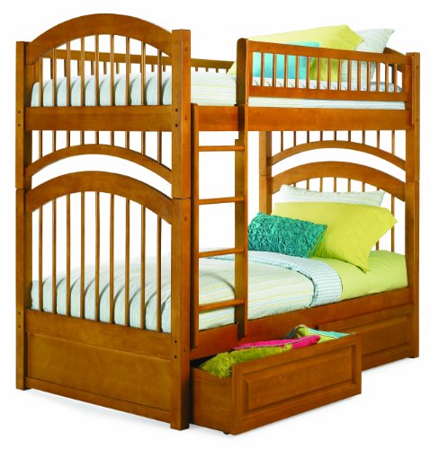 Windsor Twin over Twin Bed Drawers