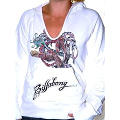 Billabong Damen Rona Fleece mit Kapuze - Wei� | Billabong Farbe: Wei� | Damen Gr��e: 10