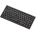 ELECOM Bluetooth2.0対応ワイヤレスフルキーボード コンパクトサイズ ブラック (PS3対応) TK-FBP013BK