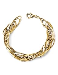 14k Yellow gold Leslies Polished Fancy Link Bracelet