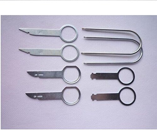 8pcs OEM Car CD Radio Stereo Release Dash Panel Removal Tools Disassemble Keys PINS kit For Ford VW Audi Peugeot